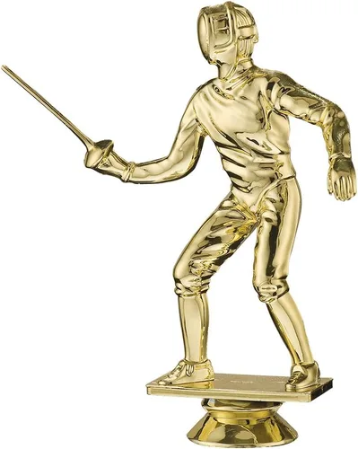 Miniatura 2 de Crown Awards Trofeo de esgrima de 11", trofeos de esgrima con texto personalizado