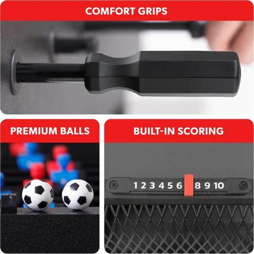 Miniatura 5 de Juego de futbolín de mesa GoSports de 32 pulgadas - Roble o Negro Tabletop