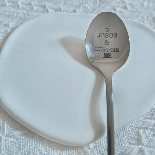 Miniatura 6 de Jesús y cuchara de café regalos para mujeres y hombres, regalo para los amantes del café, regalo para papá, abuela, regalos cristianos