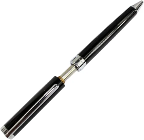 Miniatura 3 de Gullor 056 bolígrafo con clip plateado - negro