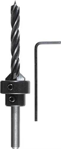 Miniatura 6 de kwb Broca espiral de madera de 9.8 ft m con avellanador y tope de profundidad, acero ajustable del CV