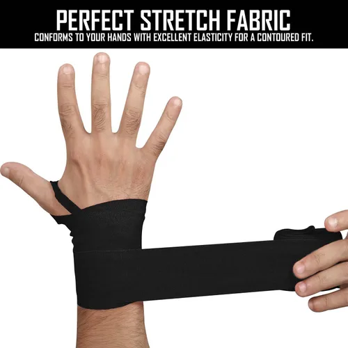 Miniatura 4 de MCD - Envolturas de boxeo para hombres y mujeres de 14.8 ft/180 pulgadas, para guantes de boxeo con lazo para el pulgar, Muay Thai, apretones