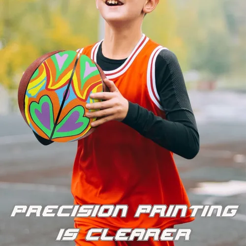 Miniatura 3 de Baloncesto con foto personalizada, pelota de fútbol urbano de piel sintética personalizada, tamaño oficial 7 y 5, para interiores y exteriores