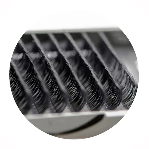 Miniatura 5 de Extensiones de pestañas de 0.002 in de grosor, rizo J de 0.394 in de longitud, pestañas de volumen ligero para extensiones de pestañas