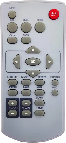 Miniatura 6 de 45.78901G001 Control remoto para proyector Eiki EK-610U, EK-611W, EK-612X, EK-620U, EK-621W, EK-800U, EK-810U, EK-811W, EK-812U, EK-815U, EK-818U