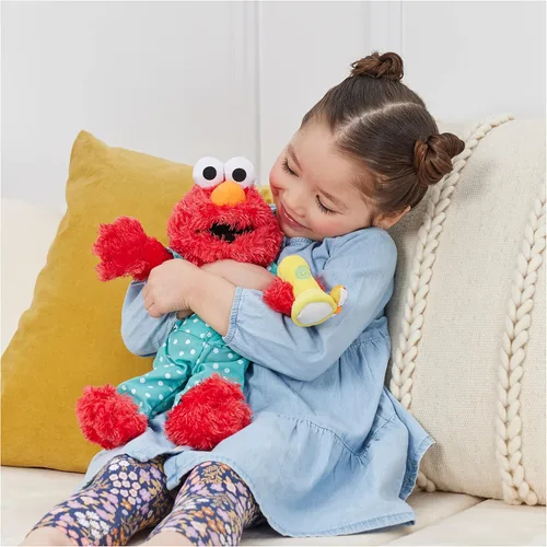 Miniatura 5 de GUND Sesame Street - Peluche oficial de Elmo Muppet Bedtime, juguete de peluche prémium que brilla en la oscuridad para edades de 1 año en adelante