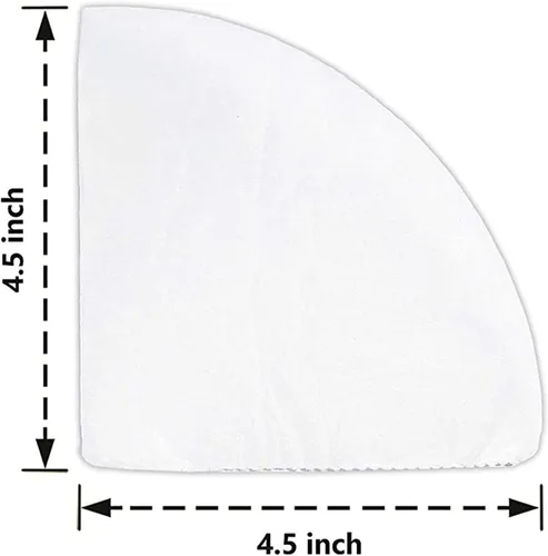 Miniatura 2 de 50 conos de filtro de 4.5" Filtros de aceite para freidora Filtro de aceite no tejido Cono de filtro de grasa Conos de filtro de aceite Mejor