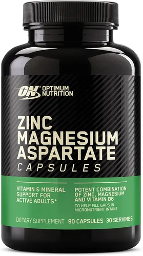 Miniatura 10 de Optimum Nutrition Suplemento de recuperación muscular y resistencia para hombres y mujeres, suplemento de zinc y magnesio, 180