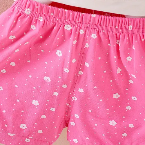 Miniatura 7 de MH-Lucky Conjunto de ropa para bebé niña de 2 piezas con camiseta + pantalones cortos