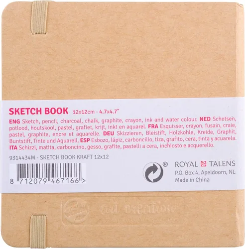 Miniatura 3 de Talens Japan T9314-434M 452361 Art Creation - Cuaderno de bocetos (4.7 x 4.7 pulgadas), papel para manualidades papel artesanal
