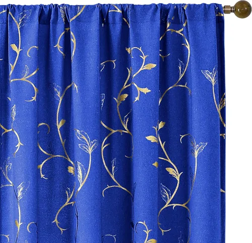 Miniatura 18 de BUHUA Cortinas Opacas de 63 Pulgadas de Largo, 2 Paneles con Aislamiento Térmico, Tratamiento de Ventana para Dormitorio, Cortinas Oscurecedoras