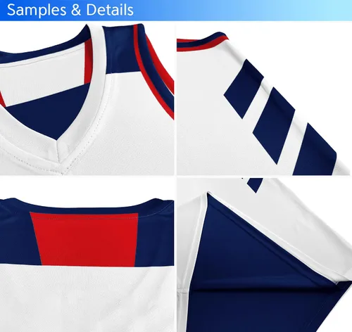 Miniatura 40 de KXK Camiseta de baloncesto reversible en blanco para hombre, uniforme de equipo, atlético, hip hop, camisetas de baloncesto S-4XL