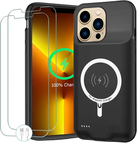 Miniatura 9 de Funda de batería para iPhone 11, funda protectora de carga portátil mejorada de 10000 mAh con carga inalámbrica compatible con iPhone 11