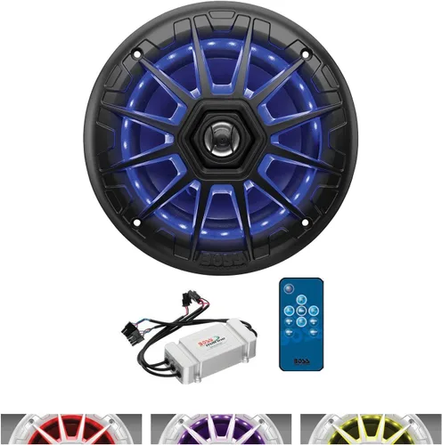 Miniatura 4 de BOSS Audio Systems MRGB65S - Altavoces estéreo para barcos marinos de 6.5 pulgadas, 200 vatios máximo (por par), coaxial, 2 vías, rango completo, 4