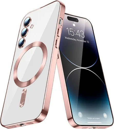 Miniatura 6 de LEMAXELERS Funda magnética para Samsung Galaxy Note 20 Ultra compatible con carga inalámbrica MagSafe [no amarillenta] delgada y suave TPU Púrpura