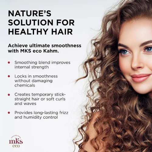 Miniatura 3 de Earthly Body MKS eco Kahm - Tratamiento suavizante para el cabello, aroma original, proteína de queratina vegetal, aceite de argán marroquí, aceite