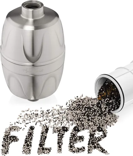 Aqua Elegante Filtro de agua de ducha para cabezal de ducha, filtros de cabezal de ducha para el hogar para eliminar el cloro y los minerales duros,