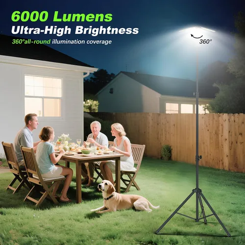 Miniatura 2 de Luces de camping telescópicas recargables de 14000 mAh LED, linternas magnéticas multifunción para iluminación de obra, lámpara de tienda de camping