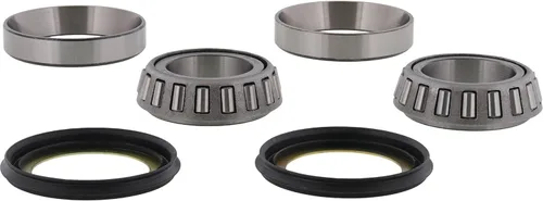 Miniatura 2 de All Balls Racing 22-1002 Kit de sello de rodamiento de eje de dirección Compatible con/Reemplazo para Honda