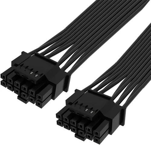Miniatura 13 de Adaptador modular de alimentación 12VHPWR ATX3.0 PCI-E 5.0 a cuatro ATX 8P en ángulo hacia abajo de 90 grados para tarjeta gráfica 4080 5090TI 16Pin