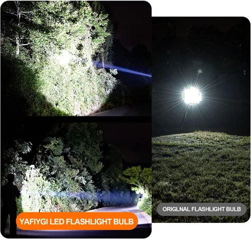 Miniatura 4 de Bombilla LED de repuesto para linterna con 18 V, 12 V, 19.2 V, 6 a 24 voltios y 3 W, 247 lm y PR2 P13.5S, kit de conversión LED, compatible