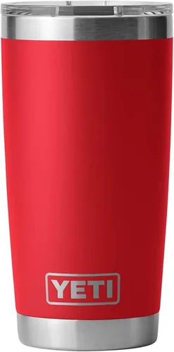 Miniatura 16 de YETI Rambler - Vaso de acero inoxidable con aislamiento al vacío de 20 onzas con tapa MagSlider Todo acero inoxidable