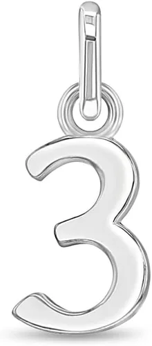 Miniatura 10 de In Season Jewelry 925 Sterling Silver Small Polished Numbers Charm For Little Girls Charm Bracelet 1-0 - Special Graduation Year Charm For Little