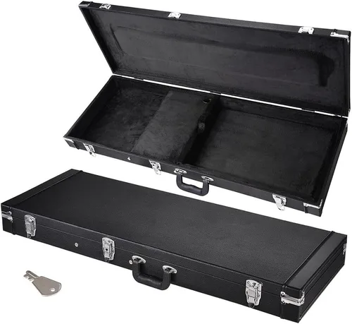 Miniatura 11 de ZeHuoGe Guitar Cases Hard Shell for Acoustic Guitars, Blakc Wooden Case for 41" Acoustic Guitar Wooden Hard Shell Case Lockable (For Acoustic Guitar)