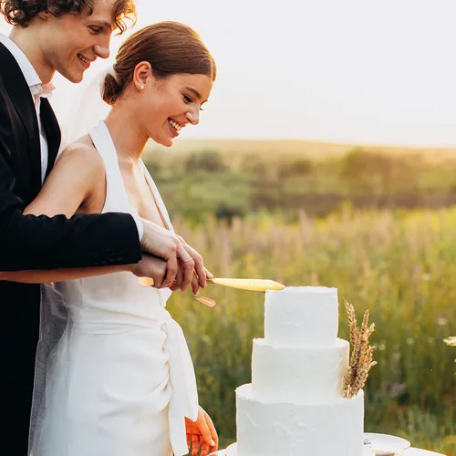 Miniatura 7 de Juego personalizado de corte de pasteles para boda, servidor de pastel de boda grabado gratis, cuchillo de pastel de acero inoxidable y juego