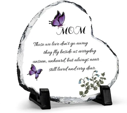 Placas de condolencia, regalos para la pérdida de la madre duelo/dolor/regalo conmemorativo, decoración funeraria, letrero decorativo de recuerdo de