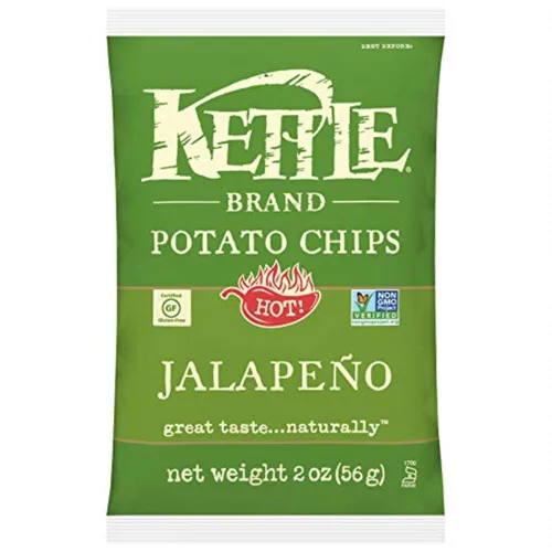 Miniatura 57 de Kettle Brand Papas Fritas, Backyard Barbeque Kettle Chips, Bolsa de Aperitivos, 1.5 Oz