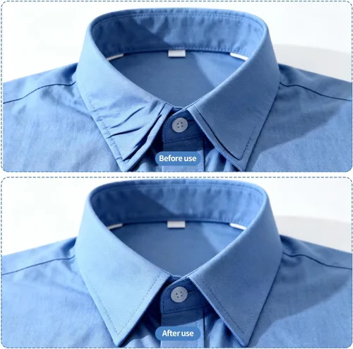 Miniatura 5 de Collar de plástico para colgar – 80 piezas en 4 tamaños (2 pulgadas, 2.2 pulgadas, 2.5 pulgadas, 2.75 pulgadas) para collares de camisa de vestir