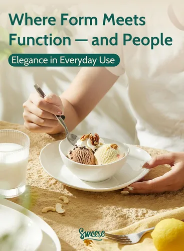 Miniatura 5 de Sweese Cuencos pequeños de porcelana blanca de 10 onzas, juego de 6 cuencos de postre, helado, aperitivos y yogur, cuencos de cerámica para servir