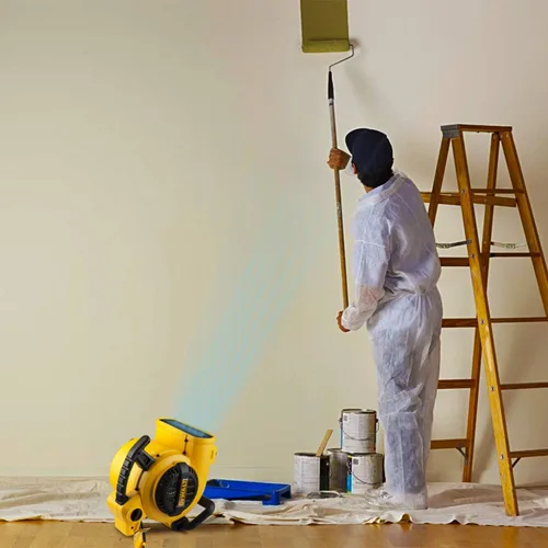Miniatura 5 de DEWALT Movedor de Aire Portátil, 276W Ventilador de Piso de 3 Velocidades, Ventilador Soplador Utilitario, 1/5 HP 600 CFM Secador de Piso, Secador