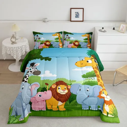 Miniatura 28 de Feelyou Juego de ropa de cama con diseño de dragón y galaxia, cielo estrellado, para niños y niñas, diseño de dragón, decoración colorida, colección