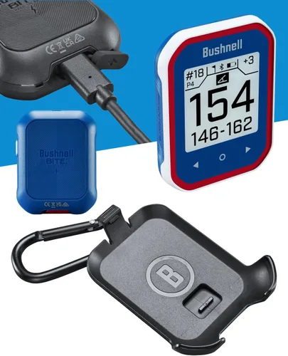 Miniatura 6 de Bushnell Phantom 2 Telémetro GPS negro con soporte magnético BITE y GreenView con paño de limpieza de lentes Wearable4U