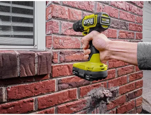 Miniatura 4 de RYOBI ONEAND HP Kit de taladro de martillo inalámbrico compacto de 18 V sin escobillas, 1/2 pulgadas con 1 bate de 1.5 AH