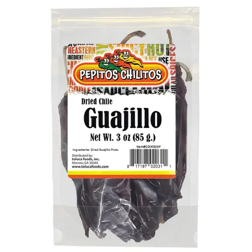 PEPITOS CHILITOS /Chile Guajillo 3 oz. Bolsa resellable - Natural y Premium - Ideal para recetas mexicanas como salsa, tamales y guisos.