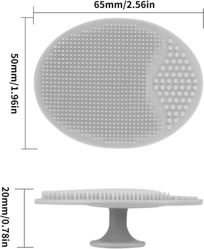 Miniatura 2 de Exfoliante facial de silicona, almohadillas de limpieza facial de precisión, almohadilla de limpieza de poros de precisión, cepillo para eliminar