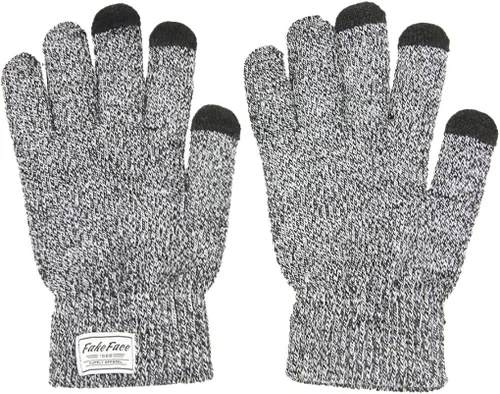 Miniatura 4 de FakeFace Guantes unisex para pantalla táctil, guantes de punto de lana cálidos, guantes de texto al aire libre, para esquí, ciclismo, regalo
