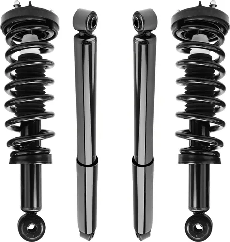 Miniatura 89 de Detroit Axle - Amortiguadores de puntales para Nissan Sentra 2007-2012 [Base S SL SR] Puntales delanteros completos con amortiguadores traseros