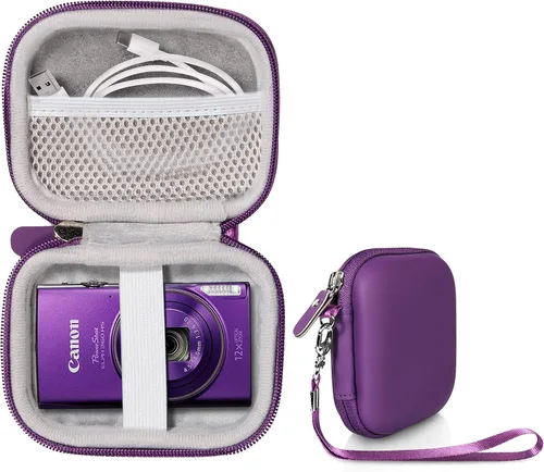 Funda para cámara digital CAMKORY, Fulealfly, Lecran, Sony W800/S, DSCW830; Canon PowerShot ELPH360 HS/ 360/350 HS/350/310/190/180; Kodak PIXPRO