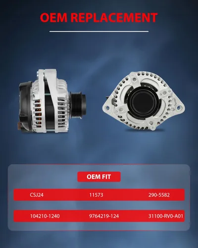 Miniatura 6 de cciyu Alternadores 11573 aptos para Honda Pilot V6 2012-2015