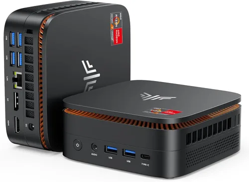 Miniatura 10 de KAMRUI Mini PC AM06PRO, AMD Ryzen 5 5500U (6C/12T, hasta 4.0 GHz), Mini Tower PC 16GB DDR4 512GB M.2 2280 NVME SSD Mini computadora de escritorio