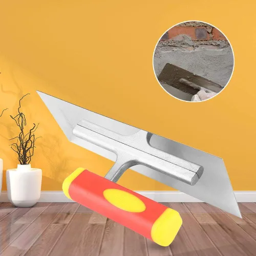 Miniatura 3 de Asixx - Paleta de albañilería profesional, para baldosas de enlucido, herramienta de enlucido para enlucido, raspado, albañil, pintor (9.449 in)