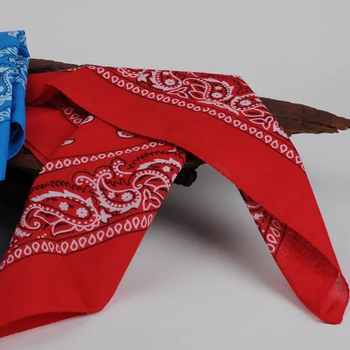 Miniatura 5 de BSLINO Bandanas 22 X 22 pulgadas 100% algodón novedad impresión de doble cara Paisley Cowboy Bandana Party Favor bufanda diadema pañuelos, Paisley