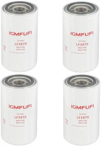 Miniatura 5 de Reemplazo del filtro de aceite LF3970 para motores diésel 3937736, 3937144, B7177, P550428, se adapta a motores diésel QSB5.9L/6.7L, ISB07 6.7L (2).
