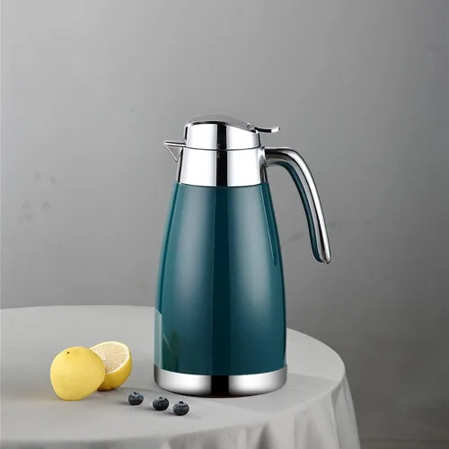 Miniatura 7 de Jarra térmica de café de 77 onzas con pantalla de temperatura, acero inoxidable 304, doble pared al vacío, jarra aislada, jarra de té para mantener