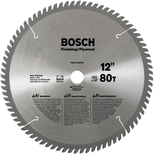 Miniatura 10 de BOSCH DCB760 - Hoja de sierra circular de 7-1/4 pulgadas con borde de 60 dientes para acabado extrafino