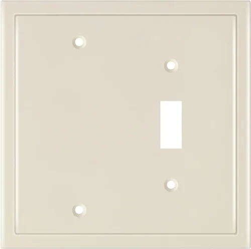 Miniatura 16 de Henne Bery Placa decorativa de pared con borde moderno, tapa de tomacorriente para cubrir enchufe, aleación de zinc maciza duradera